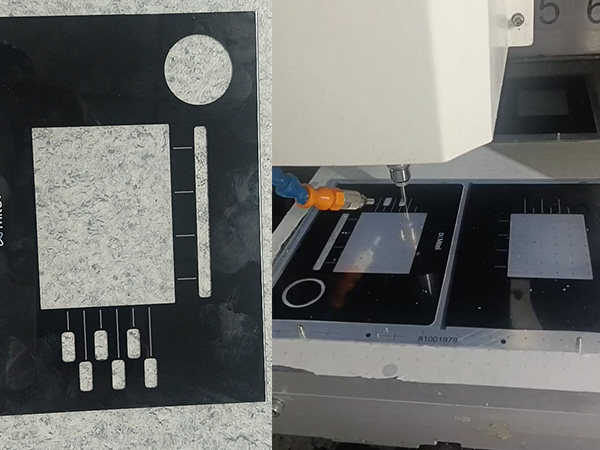 雙頭刀庫(kù)精雕機(jī)亞克力pc電子開(kāi)關(guān)面板精加工